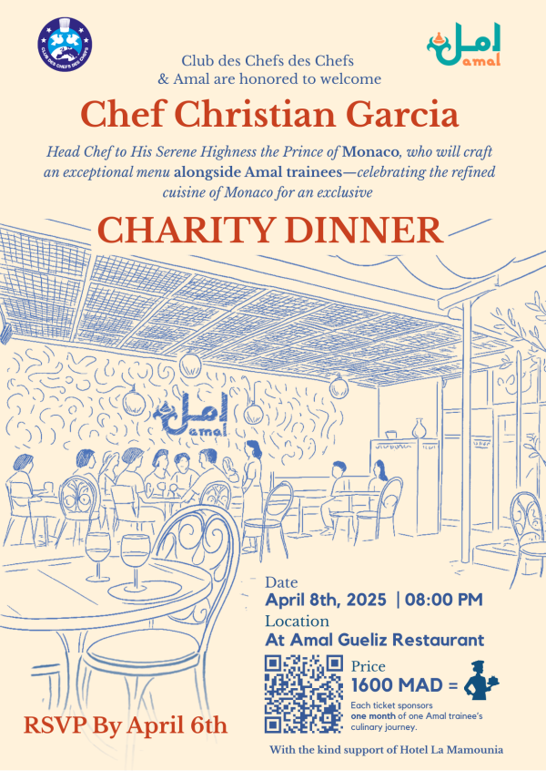 Charity Dinner - Club des Chefs des Chef & Amal
